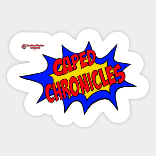 New Caped Chronicles Logo Sticker